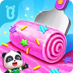 Little Panda's Ice Cream Games [MOD: много мороженого и открыты все уровни] (Бесплатно / APK)