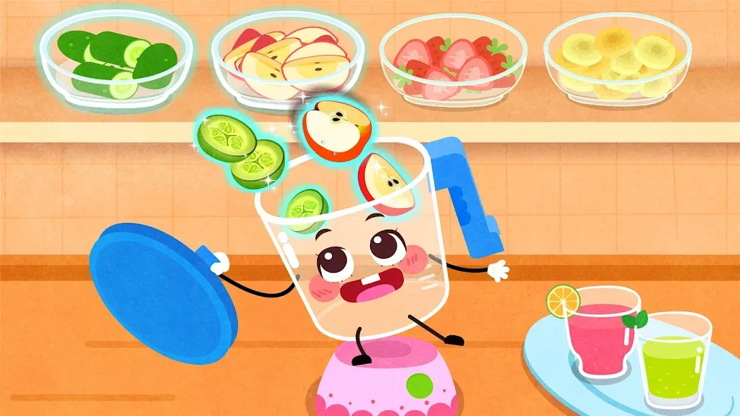 Скачать взлом Baby Panda's Kitchen Party [MOD: безлимитные монеты и открыты все рецепты] — скриншот 4