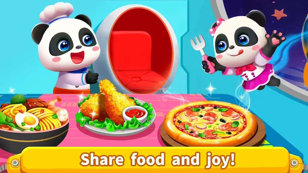 Little Panda's Space Kitchen [MOD: безлимитные деньги и все рецепты открыты] — Скачать бесплатно (APK) — скриншот 4