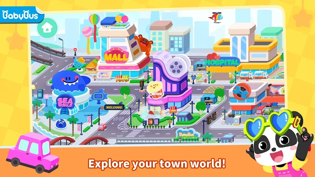 Little Panda's Town: My World [MOD: все предметы разблокированы и без рекламы] последняя версия — скриншот 1