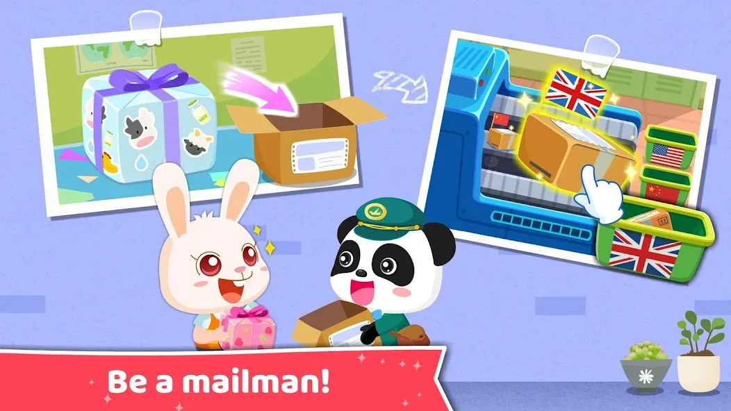 Baby Panda's Dream Job [MOD: открыты все профессии и уровни] на Андроид — скриншот 2