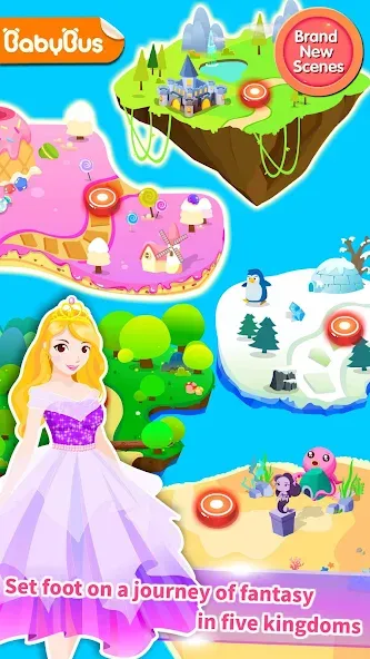 Скачать Little Panda Princess Dressup [MOD: разблокированы все наряды и аксессуары] — скриншот 1