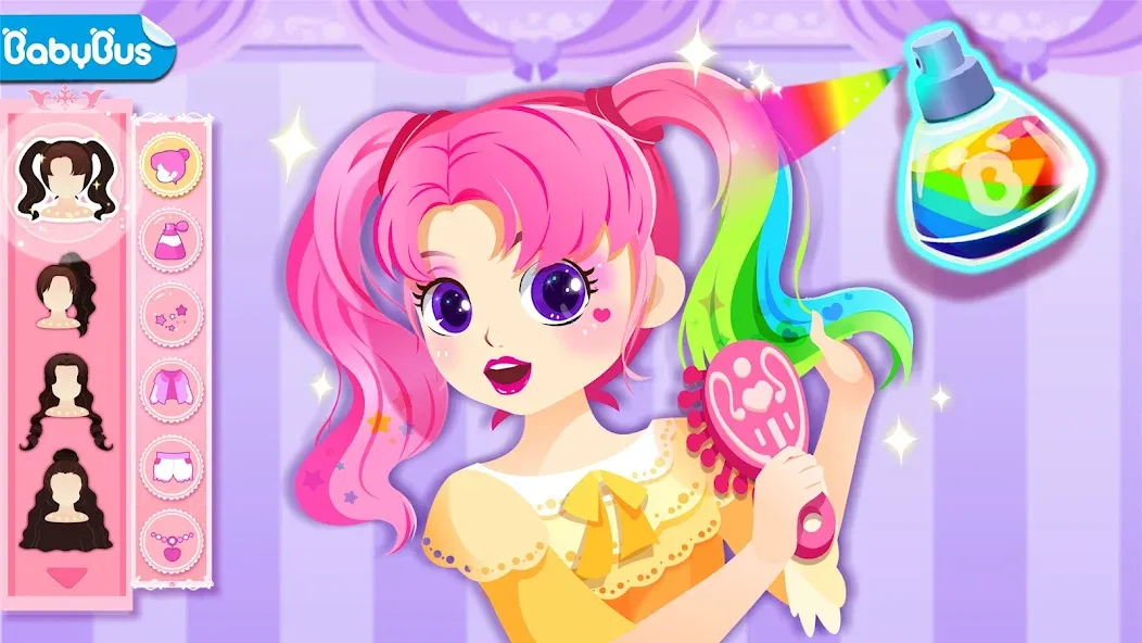 Скачать взлом Little Panda: Princess Makeup [MOD: открыты все наряды и аксессуары] — скриншот 3