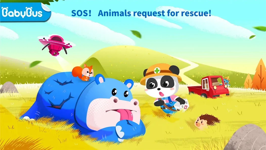 Baby Panda: Care for animals [MOD: много денег и все животные открыты] — Скачать бесплатно (APK) — скриншот 1