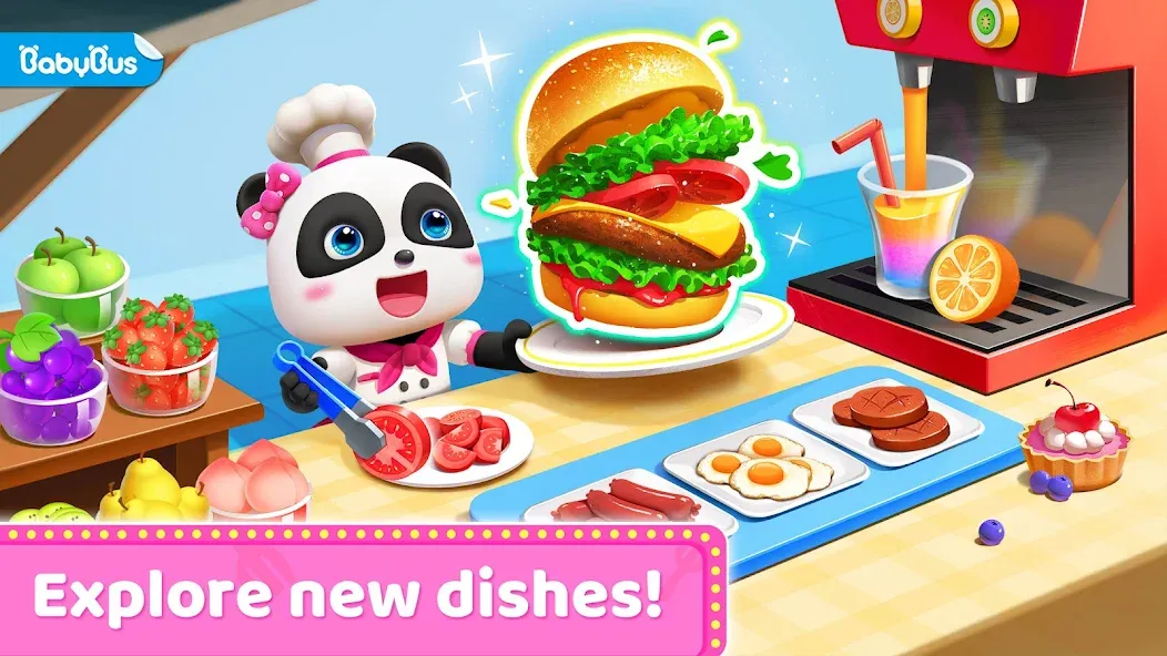 Скачать Little Panda's Restaurant [MOD: безлимитные деньги и все блюда открыты] — скриншот 1