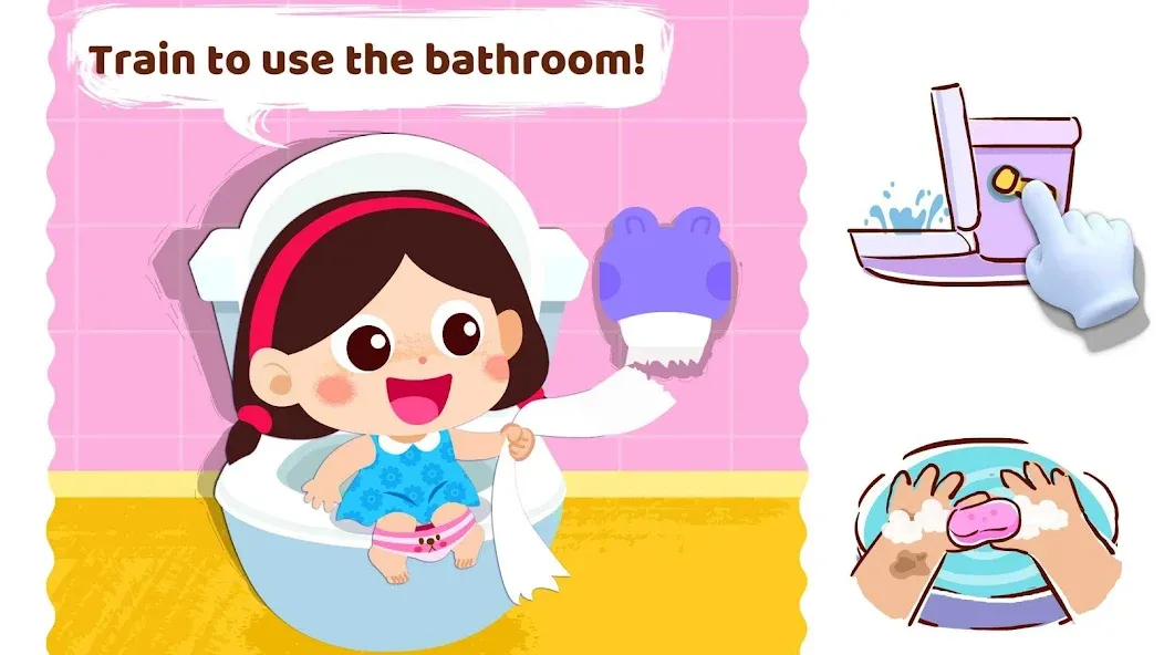 Скачать взлом Baby Panda's Daily Habits [MOD: все привычки доступны без ограничений] — скриншот 4