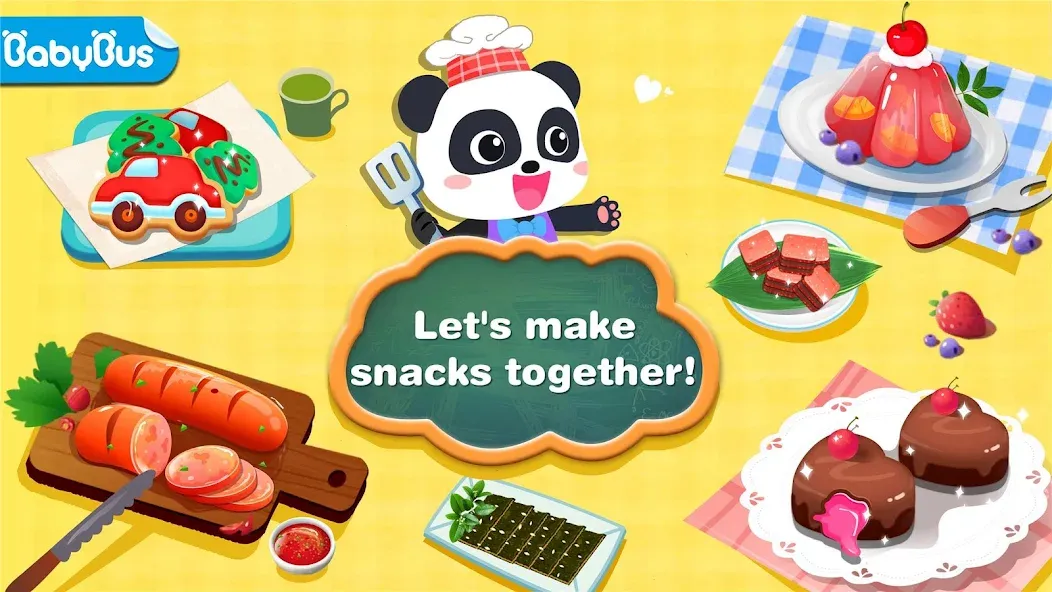 Скачать Little Panda's Snack Factory [MOD: безлимитные деньги и открыты все рецепты] на телефон — скриншот 1