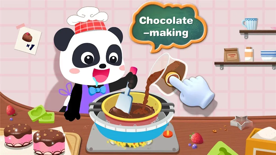 Скачать Little Panda's Snack Factory [MOD: безлимитные деньги и открыты все рецепты] на телефон — скриншот 2