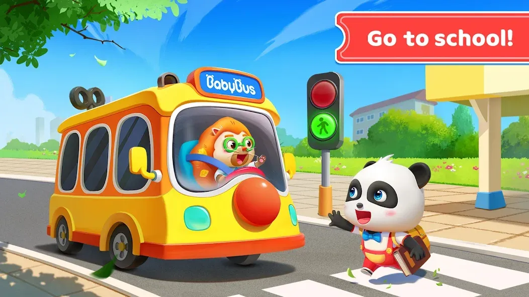 Baby Panda's School Bus [MOD: безлимитные деньги и открыты все уровни] последняя версия — скриншот 4