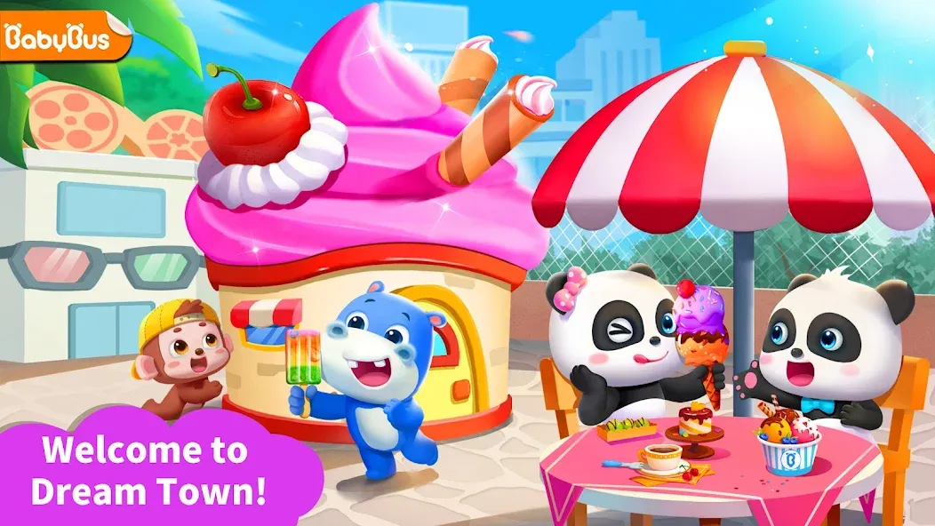 Little Panda’s Dream Town [MOD: безлимитные монеты и все районы открыты] (Бесплатно / APK) — скриншот 1