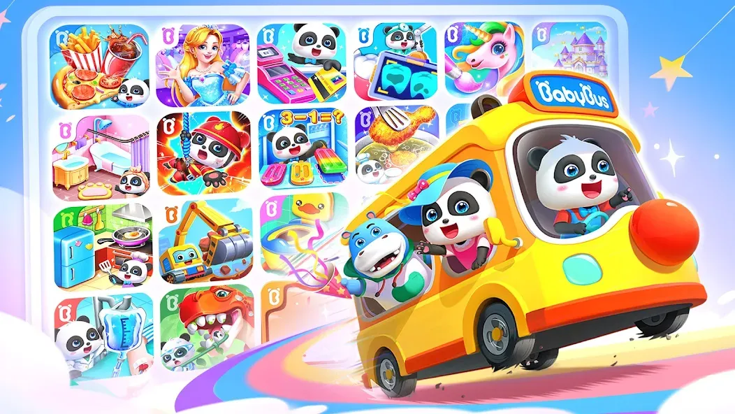 Скачать Baby Panda World: Kids Games [MOD: открыты все игры и уровни] на телефон — скриншот 1