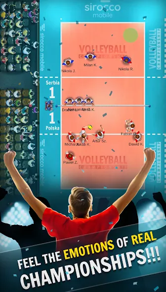 Скачать взлом Volleyball Championship [MOD: безлимитные монеты и энергия] — скриншот 1