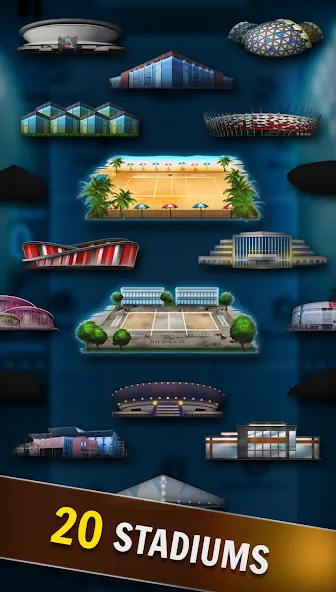 Скачать взлом Volleyball Championship [MOD: безлимитные монеты и энергия] — скриншот 5