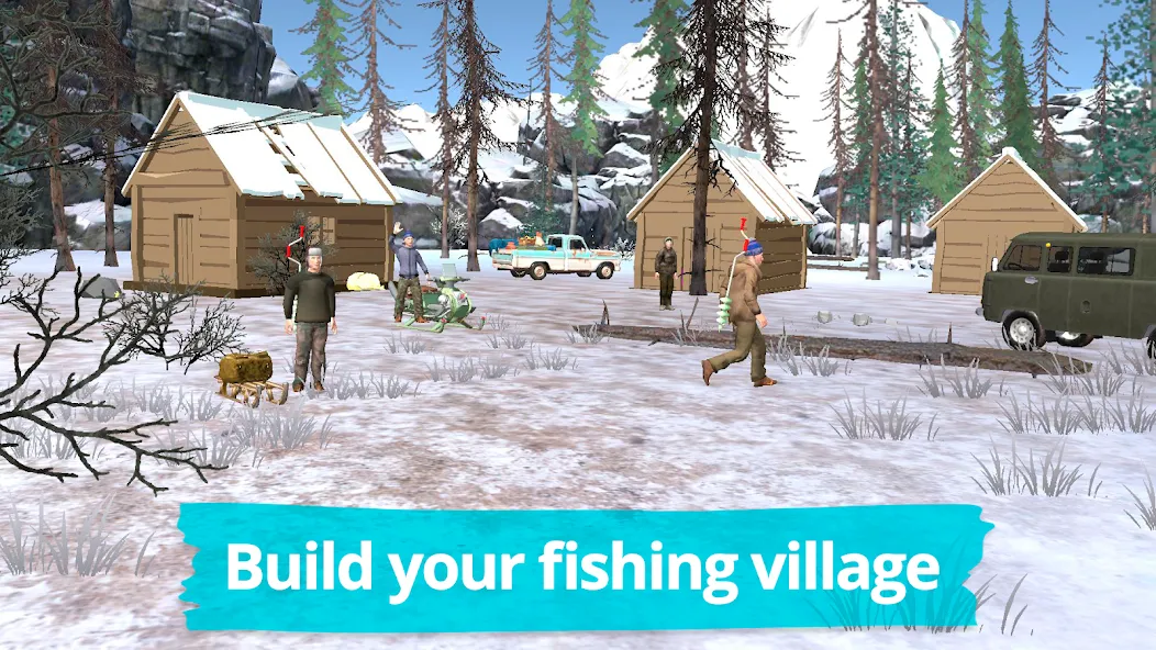Скачать Fishing in the Winter. Lakes. [MOD: зимняя рыбалка без ограничений] — скриншот 2