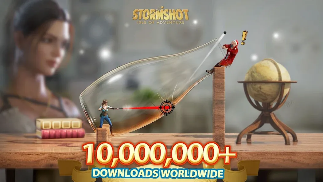 Скачать Stormshot: Isle of Adventure [MOD: безлимитные ресурсы и усиленное оружие] на телефон — скриншот 1
