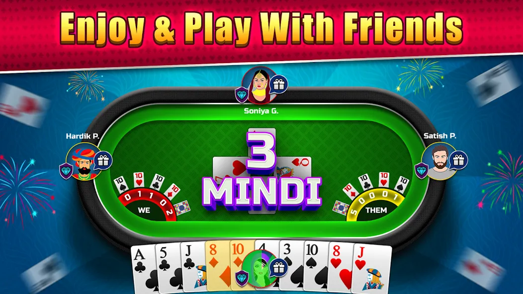 Mindi Online Card Game [MOD: безлимитные монеты и подсказки] (Бесплатно / APK) — скриншот 2