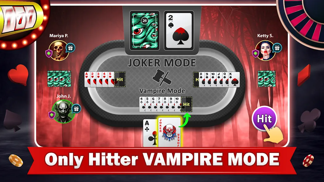 Взломанная Tonk Multiplayer Card Game [MOD: безлимитные монеты и усиленные карты] на Андроид — скриншот 5