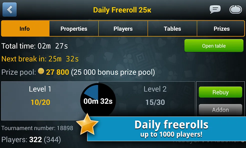 Jag Poker HD [MOD: безлимитные фишки и открыты все столы] (Бесплатно / APK) — скриншот 4