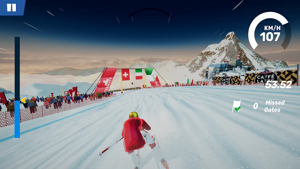 Скачать Ski Challenge [MOD: безлимитные деньги и все трассы открыты] на телефон — скриншот 5