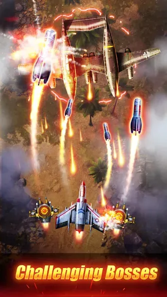 Sky Survivor: WWII Aircraft Sh [MOD: безлимитные деньги и ресурсы] — Скачать бесплатно (APK) — скриншот 4