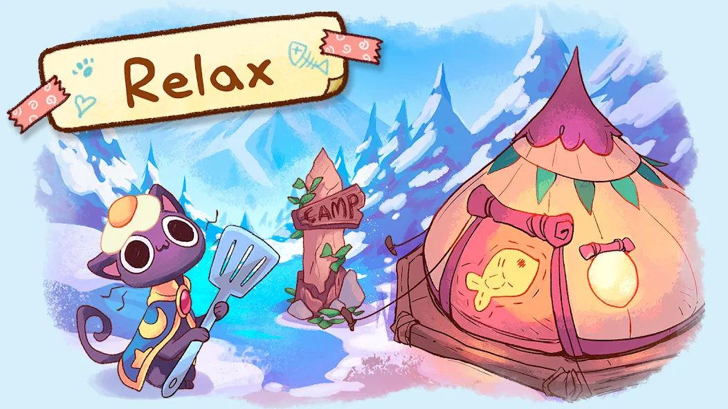 Скачать Campfire Cat Cafe [MOD: много денег и ресурсов] на телефон — скриншот 5