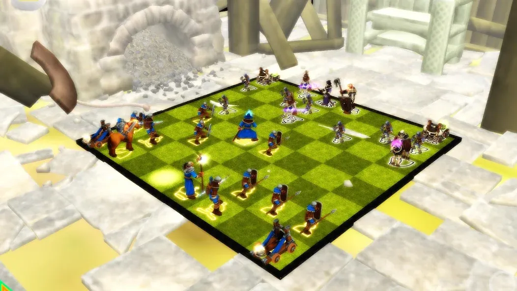 World Of Chess 3D [MOD: улучшенная 3d графика и шахматы] на Андроид — скриншот 3
