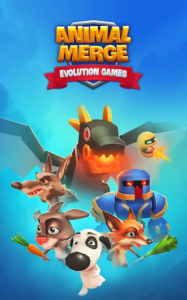 Animal Merge - Evolution Games [MOD: безлимитные деньги и все животные открыты] (Бесплатно / APK) — скриншот 1