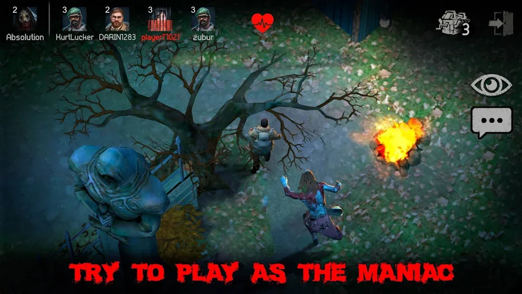 Horrorfield Multiplayer horror [MOD: безлимитные жизни и открыты персонажи] (Бесплатно / APK) — скриншот 5