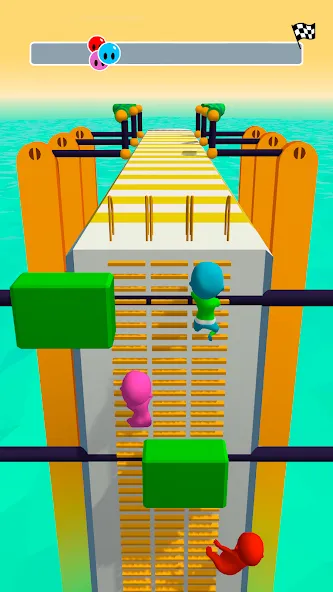Скачать взлом Fun Race 3D — Run and Parkour [MOD: без рекламы и открыты все уровни] — скриншот 2