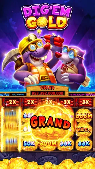Скачать взлом Fat Cat Casino - Slots Game [MOD: безлимитные монеты и бонусы] — скриншот 1