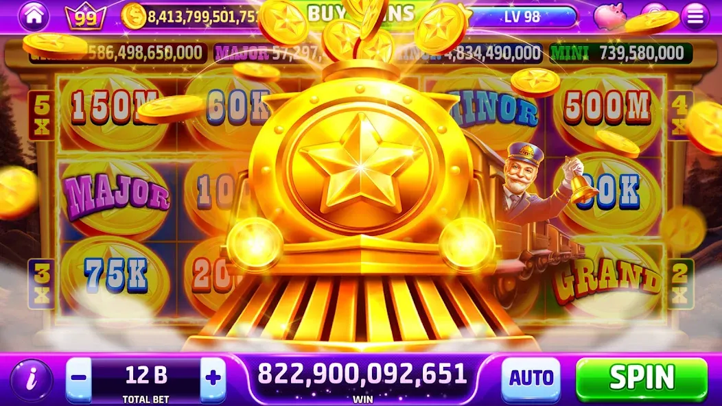 Скачать Golden Casino - Slots Games [MOD: безлимитные монеты и бонусы] — скриншот 3
