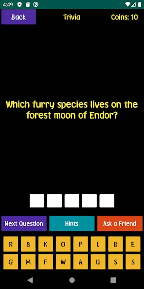 Quiz For SW Fans [MOD: сложные вопросы для фанатов] — Скачать бесплатно (APK) — скриншот 3