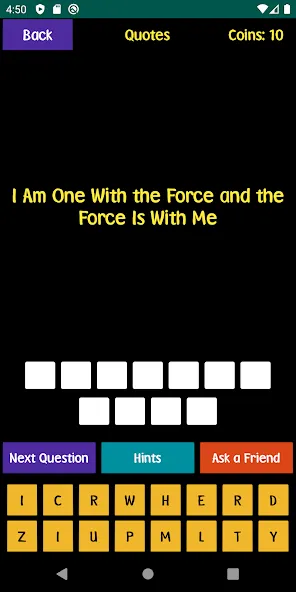 Quiz For SW Fans [MOD: сложные вопросы для фанатов] — Скачать бесплатно (APK) — скриншот 4