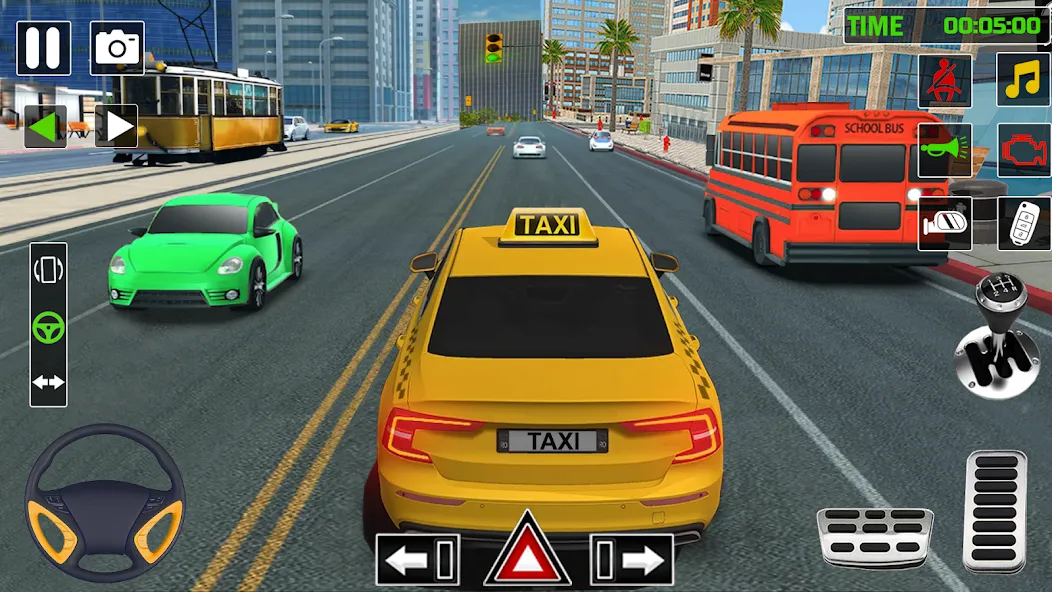City Taxi Games-Taxi Car Games [MOD: безлимитные деньги и все машины открыты] последняя версия — скриншот 4