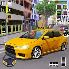 City Taxi Games-Taxi Car Games [MOD: безлимитные деньги и все машины открыты] последняя версия