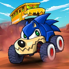 Car Eats Car Multiplayer Race [MOD: безлимитные деньги и все машины] на Андроид