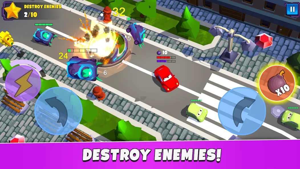 Car Eats Car 5 - Battle Arena [MOD: безлимитные деньги и усиленные машины] на Андроид — скриншот 1