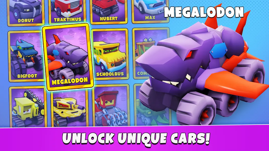 Car Eats Car 5 - Battle Arena [MOD: безлимитные деньги и усиленные машины] на Андроид — скриншот 3