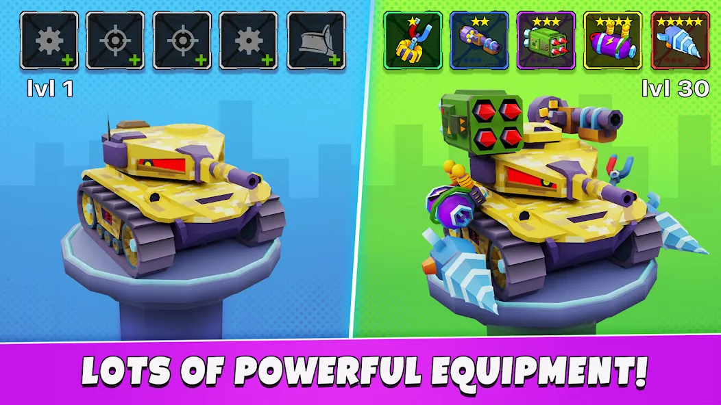 Car Eats Car 5 - Battle Arena [MOD: безлимитные деньги и усиленные машины] на Андроид — скриншот 5