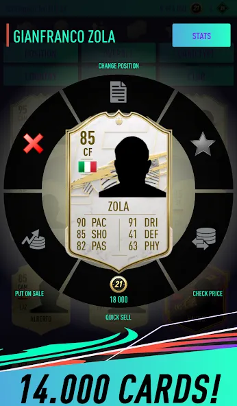 Скачать взлом Pack Opener for FUT 21 [MOD: безлимитные монеты и редкие паки] — скриншот 4