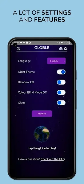 Globle - Country Guess Game [MOD: безлимитные подсказки и все страны открыты] (Бесплатно / APK) — скриншот 4