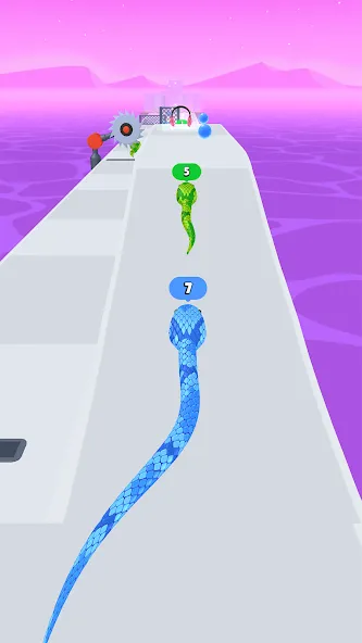 Скачать Snake Run Race・3D Running Game [MOD: безлимитные деньги и все скины] — скриншот 5