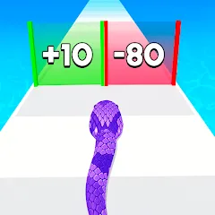 Скачать Snake Run Race・3D Running Game [MOD: безлимитные деньги и все скины]