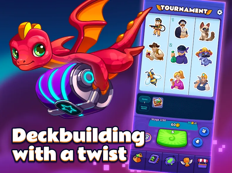 Скачать SpinCraft: Roguelike [MOD: безлимитные монеты и улучшения] — скриншот 3