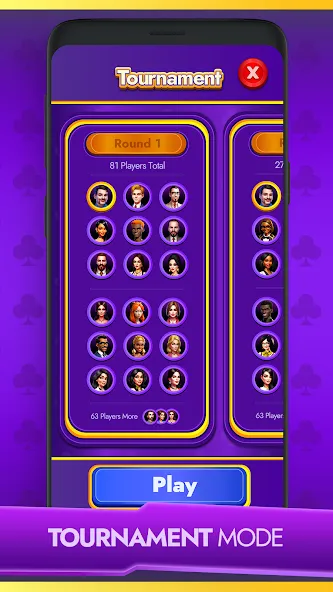 Tonk - Classic Card Game [MOD: безлимитные деньги и подсказки] последняя версия — скриншот 3