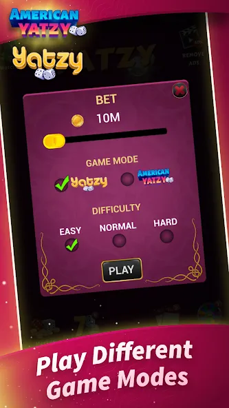 Скачать взлом Yatzy - Offline Dice Games [MOD: без рекламы и бесконечные броски] — скриншот 4