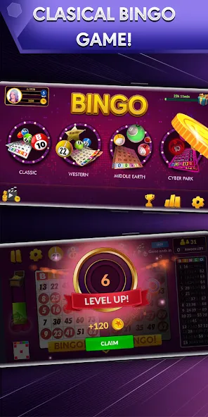 Bingo - Offline Bingo Game [MOD: безлимитные монеты и бонусы] на Андроид — скриншот 2