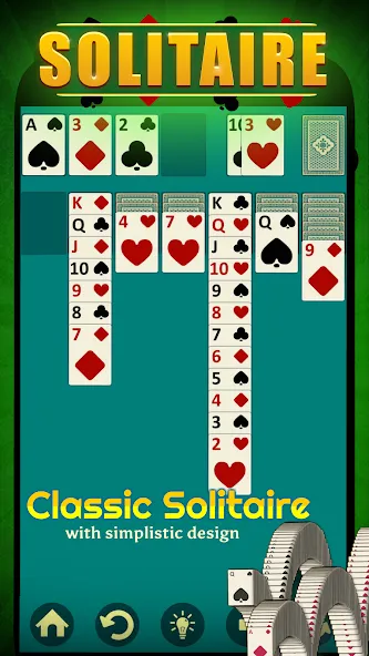 Скачать Solitaire - Offline Card Games [MOD: без рекламы и все карты открыты] — скриншот 2