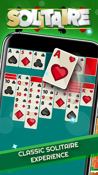 Скачать Solitaire - Offline Card Games [MOD: без рекламы и все карты открыты] — скриншот 4