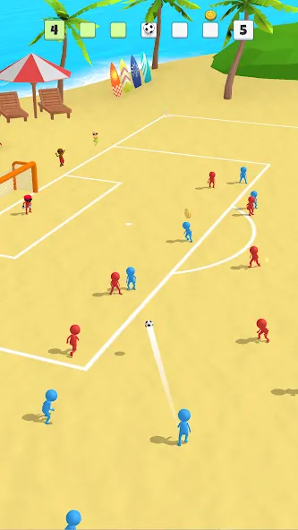 Super Goal: Fun Soccer Game [MOD: безлимитные монеты и все команды] — Скачать бесплатно (APK) — скриншот 2